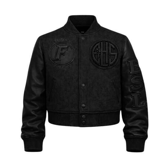 First Class – Women’s Cropped Letterman Jacket | One Drop Only (Pre-Order Closes Jan 16)