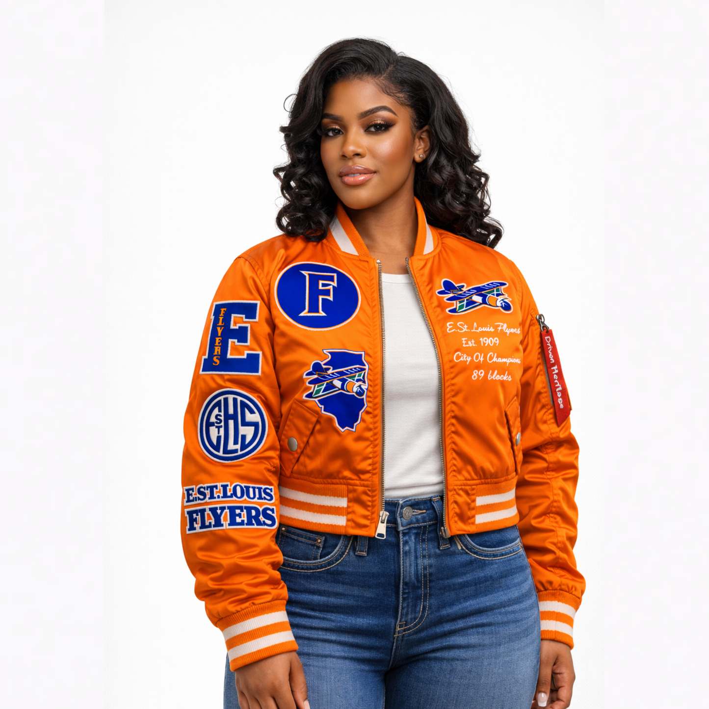 Fly Girl Era – Women’s Cropped Satin Bomber | One Drop Only (Pre-Order Closes Jan 16)