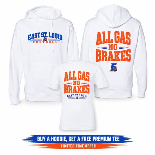 All Gas No Brakes — Premium Hoodie + Premium Tee Bundle