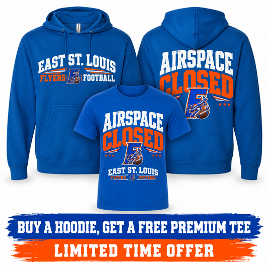 Airspace Closed — Premium Hoodie + Premium Tee Bundle